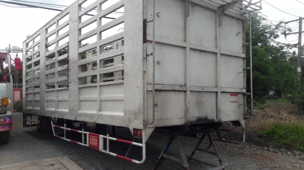 ขายกะบะไม่ดั้ม ใส่ได้ทั้ง 6ล้อและ 10ล้อ ยาว7.20ม. กว้าง2.50ม. สูง2.40ม.