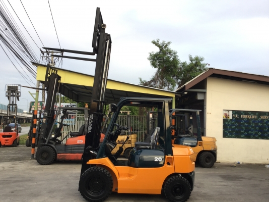 อาร์ ซี เอช โฟรคลิฟท์ ขาย โตโยต้า รุ่น 7 ดีเซล 2 ตัน เสา 4 เมตร