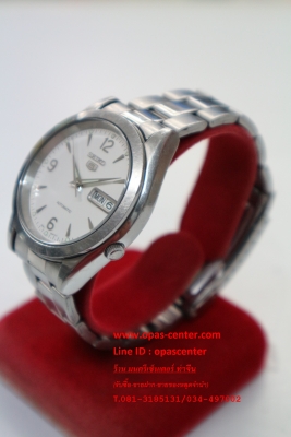 นาฬิกา Seiko Auto ออโต้ ชาย รุ่น หน้าขาว หลังเปลือย เดินปกติ ส่งฟรี นาฬิกา Seiko Auto ออโต้ ชาย รุ่น หน้าขาว หลังเปลือย เดินปกติ ส่งฟรี