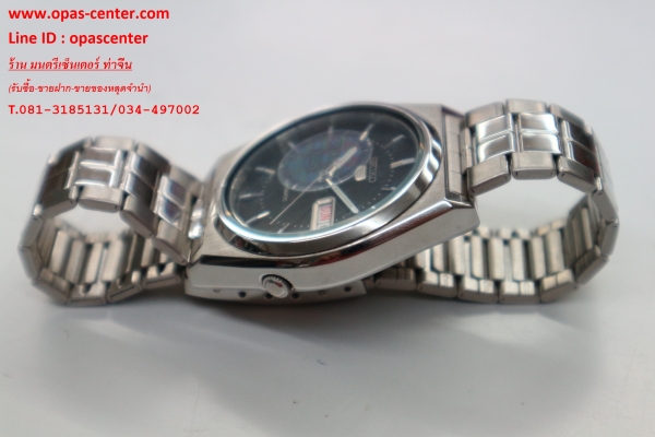นาฬิกา Seiko Auto ออโต้ ชาย รุ่น หน้าดำ สภาพใหม่มาก เดินปกติ ส่งฟรี