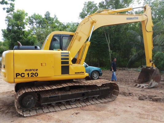 ขายรถแบคโฮ KOMATSU PC120-6 เอกสารเล่ม ระบบไฟเต็ม ราคา 850000