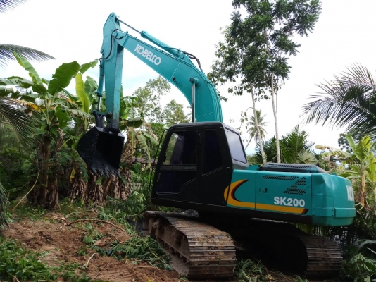 ขายรถแบคโฮ KOBELCO SK200-/// เอกสารเล่ม ไฟตัด ราคา 750000