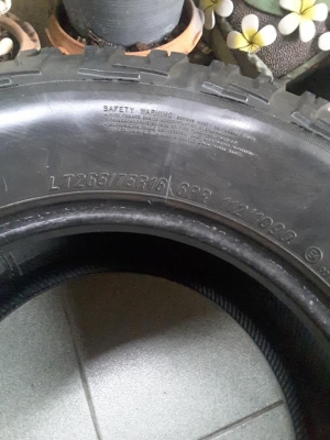 Maxxis Bighorn MT 245-75-16 ปลายปี14 สวยๆ 1ชุด Maxxis Bighorn MT 245-75-16 ปลายปี14 สวยๆ 1ชุด
