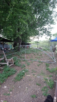 โครงเต็นเหล็กหนา5x8ลดเหลือ6000