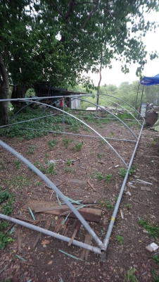 โครงเต็นเหล็กหนา5x8ลดเหลือ6000 โครงเต็นเหล็กหนา5x8ลดเหลือ6000