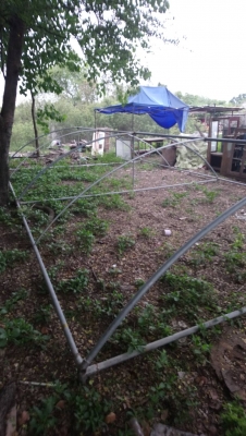 โครงเต็นเหล็กหนา5x8ลดเหลือ6000 โครงเต็นเหล็กหนา5x8ลดเหลือ6000