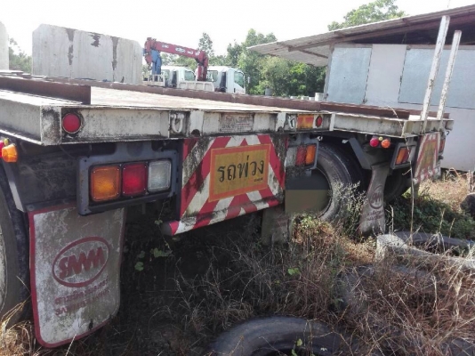 ขายหางพื้นเรียบ2เพลา SAMMITRMOTOR SMM ปี57 สวยๆเดิมๆสนใจโทร 081-970-1072