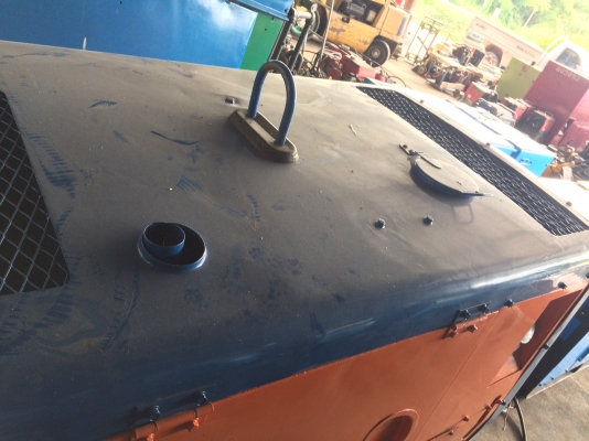 ขายปั๊มลมสกรูนำเข้า AIRMAN DPS 125 S มือสองญี่ปุ่น