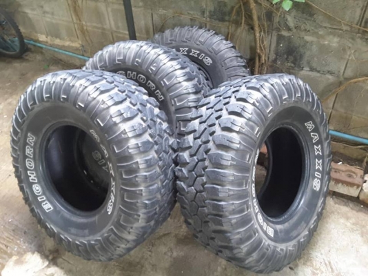 Maxxis Bighorn MT 33-12.5-15 ปลายปี12 สภาพสวยๆ 1ชุด Maxxis Bighorn MT 33-12.5-15 ปลายปี12 สภาพสวยๆ 1ชุด