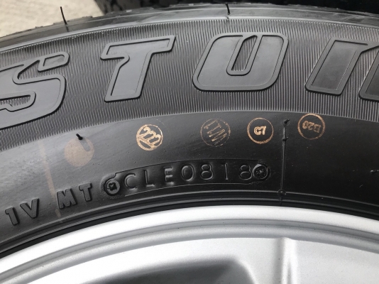 แม็กป้ายแดง ISUZU D-MAX Blue Power ขอบ 16 พร้อมยางป้ายแดง Bridgestone 245-70-16 ปี 18