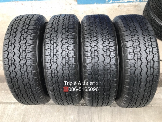 ยางป้ายแดง 245-70-16 Bridgestone ปี 18 ดอกเต็ม มีตุ่ม
