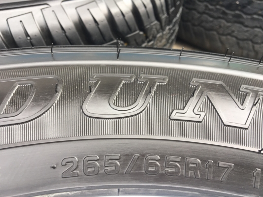 ล้อแม็กป้ายแดง Toyota Revo ขอบ17 พร้อมยางป้ายแดง 265-65-17 Dunlop ปี 18