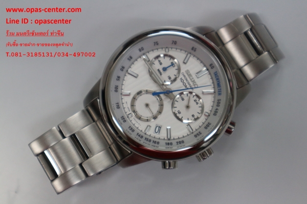 นาฬิกา Seiko Chronograph ชาย สภาพใหม่มาก เดินปกติ มีกล่อง สายต่อ ส่งฟรี