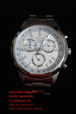 นาฬิกา Seiko Chronograph ชาย สภาพใหม่มาก เดินปกติ มีกล่อง สายต่อ ส่งฟรี