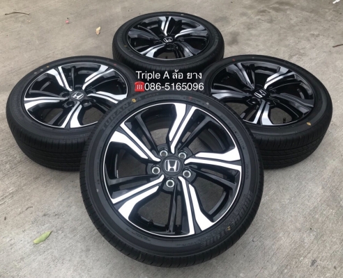 ใหม่ยกห้าง ล้อแม็กป้ายแดง Honda Civic FC 1.5 Turbo RS ขอบ 17 พร้อมยางป้ายแดง 215-50-17 Bridgestone ปี 18