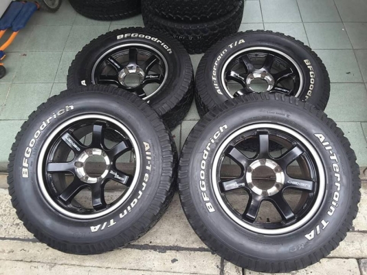 Lenso RT7 + BF KO1 USA. 265-70-17 ปี12 สวยๆ 1ชุด