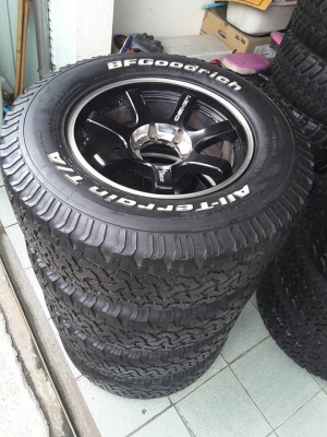 Lenso RT7 + BF KO1 USA. 265-70-17 ปี12 สวยๆ 1ชุด Lenso RT7 + BF KO1 USA. 265-70-17 ปี12 สวยๆ 1ชุด