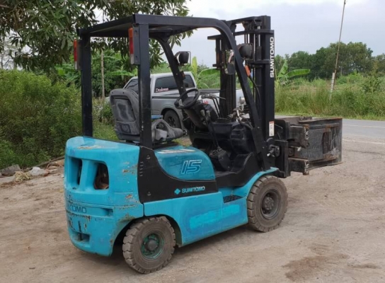 ขายด่วนรถยกซูมิตาโม่ FG15-18 ยกได้1.5ตันยกสูง3เมตรงาหนีบหมูดได้360องศายางตัน4เส้นรถนอกเพิ่งนำเข้ามายังไม่เคยใช้งานในเมืองไทยเลย