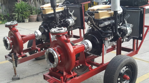 เครื่องสูบนํ้าประกอบใหม่พร้อมใช้งาน เครื่องยนต์ ISUZU  มังกรทองเครื่องนอกล้าน\%