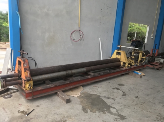 ขายเครื่องม้วนยาว3เมตร=10ฟุตม้วนได้หนา 6มิลพร้อมใช้งานครับขายไม่แพง