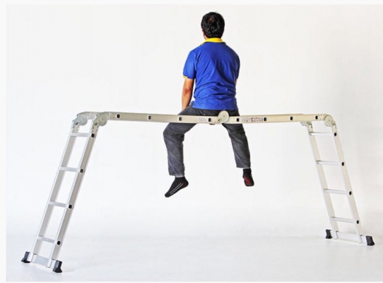 บันไดอลูมิเนียม 16 ขั้น(ไม่รวมขาบันได) แบบข้อใหญ่ยาว4.70ม. ของใหม่ บันไดอลูมิเนียม 16 ขั้น(ไม่รวมขาบันได) แบบข้อใหญ่ยาว4.70ม. ของใหม่