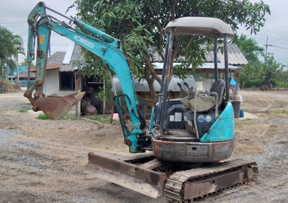 Kobelco sk20sr-2 เก่านอกนำเข้า ยังไม่เคยใช้งานในไทย มีลายหัวเจาะ