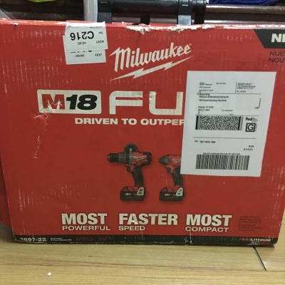 ชุดสว่านไร้สาย Milwaukee 2897-22 มีสว่านกระแทกและสว่านไขควง #2