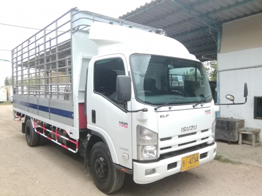 6 ล้อกลาง *EURO.3* ISUZU NQR 175 แรงม้า *คอมมอนเรว * ยาว 5.50ม.* รถสวยเดิม+สวยจริง *รถห้างแท้ * (มีเ