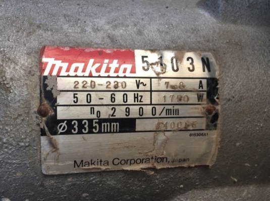 ขายเลื่อยวงเดือน 13นิ้ว MAKITA มือสองครับ ขายเลื่อยวงเดือน 13นิ้ว MAKITA มือสองครับ