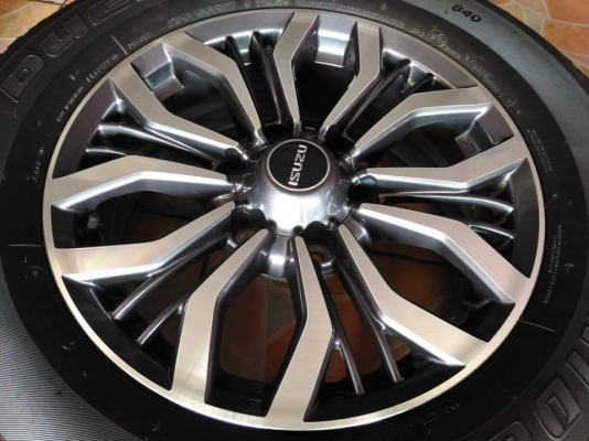 ล้อแม็ก Isuzu Mu-X ขอบ 17(6/139) พร้อมยาง Bridgestone Dueler 840 255 65 17 ผลิตปี 2017 สวยๆ รุ่นลิมิเต็ดหายาก ขายถูกๆ ทั้งชุด 18,900.-*** ใส่ฟรี รับเทิร์น รับบัตรเครดิตทุกธนาคาร ส่งทั่วไทย ล้อแม็ก Isuzu Mu-X ขอบ 17(6/139) พร้อมยาง Bridgestone Dueler 840 255 65 17 ผลิตปี 2017 สวยๆ รุ่นลิมิเต็ดหายาก ขายถูกๆ ทั้งชุด 18,900.-*** ใส่ฟรี รับเทิร์น รับบัตรเครดิตทุกธนาคาร ส่งทั่วไทย