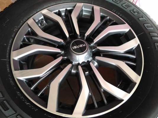 ล้อแม็ก Isuzu Mu-X ขอบ 17(6/139) พร้อมยาง Bridgestone Dueler 840 255 65 17 ผลิตปี 2017 สวยๆ รุ่นลิมิเต็ดหายาก ขายถูกๆ ทั้งชุด 18,900.-*** ใส่ฟรี รับเทิร์น รับบัตรเครดิตทุกธนาคาร ส่งทั่วไทย ล้อแม็ก Isuzu Mu-X ขอบ 17(6/139) พร้อมยาง Bridgestone Dueler 840 255 65 17 ผลิตปี 2017 สวยๆ รุ่นลิมิเต็ดหายาก ขายถูกๆ ทั้งชุด 18,900.-*** ใส่ฟรี รับเทิร์น รับบัตรเครดิตทุกธนาคาร ส่งทั่วไทย