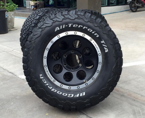ล้อ Lenso Max1  16x8 off 0 พร้อมยางBF Ko2 AllTerrain ยกชุดใส่หล่อได้เลย...