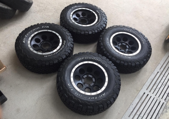 ล้อ Lenso Max1  16x8 off 0 พร้อมยางBF Ko2 AllTerrain ยกชุดใส่หล่อได้เลย...