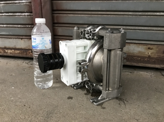 ขายปั้มไดอะแฟรม โครงสร้างสแตนเลส Wilden made in USA. สภาพสวยมาก ดูดแรง พร้อมใช้งาน