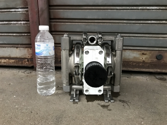 ขายปั้มไดอะแฟรม โครงสร้างสแตนเลส Wilden made in USA. สภาพสวยมาก ดูดแรง พร้อมใช้งาน