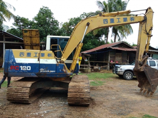 ขาย 550,000 KOMATSU pc 120-5 ไฟฟ้าครบ เครื่องดี ปั้มแรง เอวแน่น ช่วงล่างเต็ม เอกสารอินวอยทร์ รถสวยพร้อมใช้ รถอยู่ บุรีรัมย์ 064-191-1112