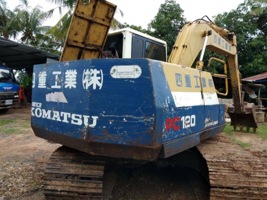 ขาย 550,000 KOMATSU pc 120-5 ไฟฟ้าครบ เครื่องดี ปั้มแรง เอวแน่น ช่วงล่างเต็ม เอกสารอินวอยทร์ รถสวยพร้อมใช้ รถอยู่ บุรีรัมย์ 064-191-1112