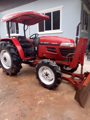 ลดแบบสุดๆค่ะ245000ขายรถไถยันม่าร์45แรงพร้อมใบมีดดันหน้า เล่มพร้อมโอน