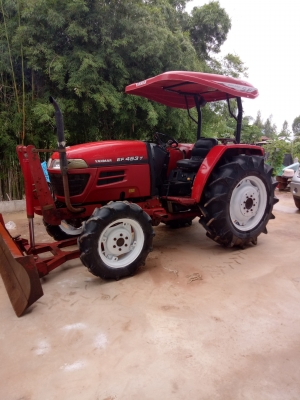 ลดแบบสุดๆค่ะ245000ขายรถไถยันม่าร์45แรงพร้อมใบมีดดันหน้า เล่มพร้อมโอน