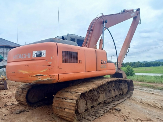 ขายด่วน แบ็คโฮ ZX200-1 บูมยาว PC200 สภาพพร้อมใช้งาน