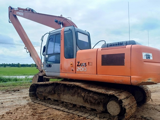 ขายด่วน แบ็คโฮ ZX200-1 บูมยาว PC200 สภาพพร้อมใช้งาน