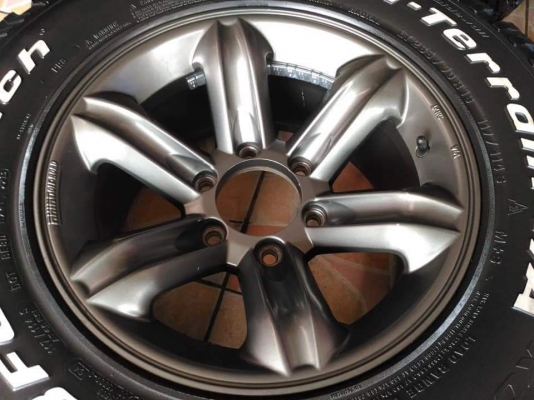 ล้อแม็กลายเล็บเหยี่ยว ขอบ 16*8,ET0,6h139 พร้อมยาง BF Goodrich All-Terrain TA/Ko 8PR 265 70 16 ผลิตปี 2013 สภาพสวยทั้งล้อทั้งยาง ขายถูกๆ ทั้งชุด 18900.-*** ใส่ฟรี รับเทิร์น รับบัตรเครดิตทุกธนาคาร ส่งทั่วไทย ล้อแม็กลายเล็บเหยี่ยว ขอบ 16*8,ET0,6h139 พร้อมยาง BF Goodrich All-Terrain TA/Ko 8PR 265 70 16 ผลิตปี 2013 สภาพสวยทั้งล้อทั้งยาง ขายถูกๆ ทั้งชุด 18900.-*** ใส่ฟรี รับเทิร์น รับบัตรเครดิตทุกธนาคาร ส่งทั่วไทย