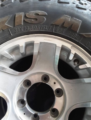 Max + Maxxis MT 31-10.5-15 ปี12 สภาพดี 1ชุด