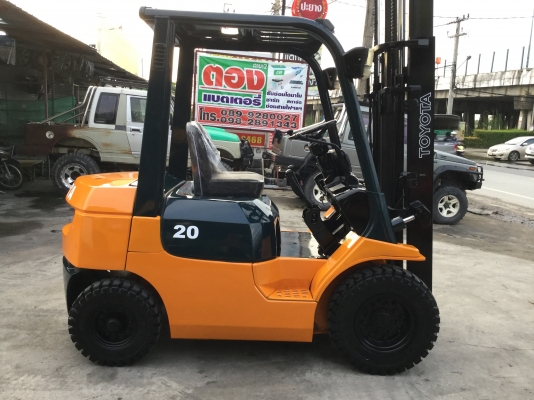 ขาย โฟรคลิฟท โตโยต้า รุ่น 7 เครื่องเบนซิล 2 ตัน