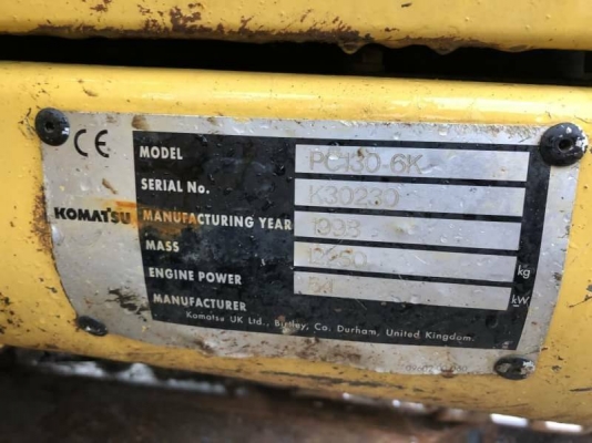 ขาย 985,000 KOMATSU pc 130-6 K สภาพเก่านอก 1 ปี 8,xxx ชั่วโมง บูมอามยาวพิเศษ  เครื่อง ขมิ้น มีลายหัวเจาะ เครื่องดี ปั้มแรง โซ่หนา เอวแน่น ไฟฟ้าครบ สภาพพร้อมใช้ เอกสารอินวอยทร์ รถอยู่ นครปฐม 064-191-1112