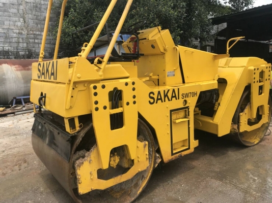 รถบดสั่นเสทือน เบรคดาวน์ SAKAI SW70 H เก่านอก 6ตัน รถบดสั่นเสทือน เบรคดาวน์ SAKAI SW70 H เก่านอก 6ตัน