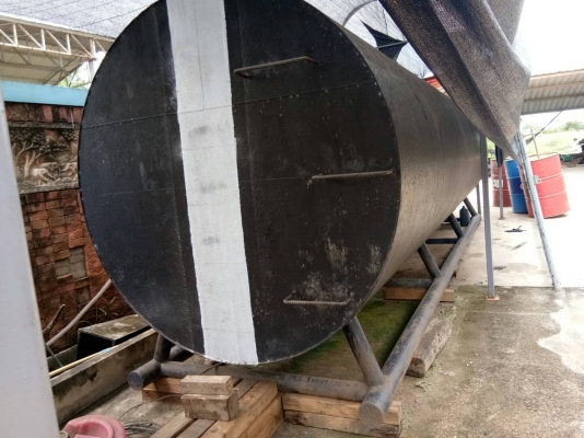 ถังสนาม/ ถังน้ำมันพร้อมหัวจ่าย บรรจุได้ 16,000 ลิตร (ถังหนาพร้อมใช้)