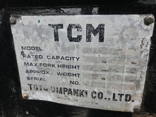 TCM ยก3ตัน สูง3เมตร พร้อมใช้งาน TCM ยก3ตัน สูง3เมตร พร้อมใช้งาน