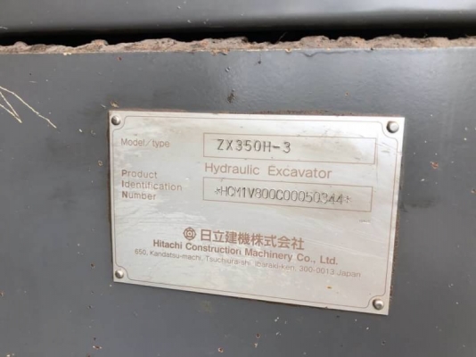 ขาย 1,190,000 บาท HITACHI ZX350-3G ทำงาน 17,xxx ชม เครื่องดี ปั้มแรง โช่หนา เอวแน่น ไฟฟ้าครบ เอกสารเล่มทะเบียนภาษีไม่ขาด  รถอยู่  เพชรบูรณ์  โทร 0610710295  สนใจ รายการสินค้า อื่นๆ ที่ เว็ปไชค์ Truck2Hand  https://www.truck2hand.com/index.php?actions=cont