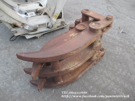 FROM JAPANตัวคีบปากหนีบไม้CLAMP SHELL สำหรับรถขุดไซค์ 60,65,75,100 /สินค้าเก่านอก ขายตามสภาพ/ ราคาขายเพียง: 27,000 บาท
